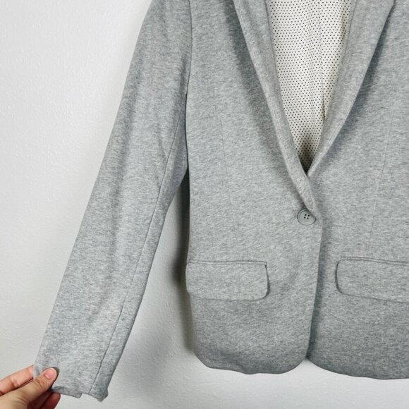Gibson Stretch Knit Light Gray Heather Blazer Sz. Small - Picture 4 of 10